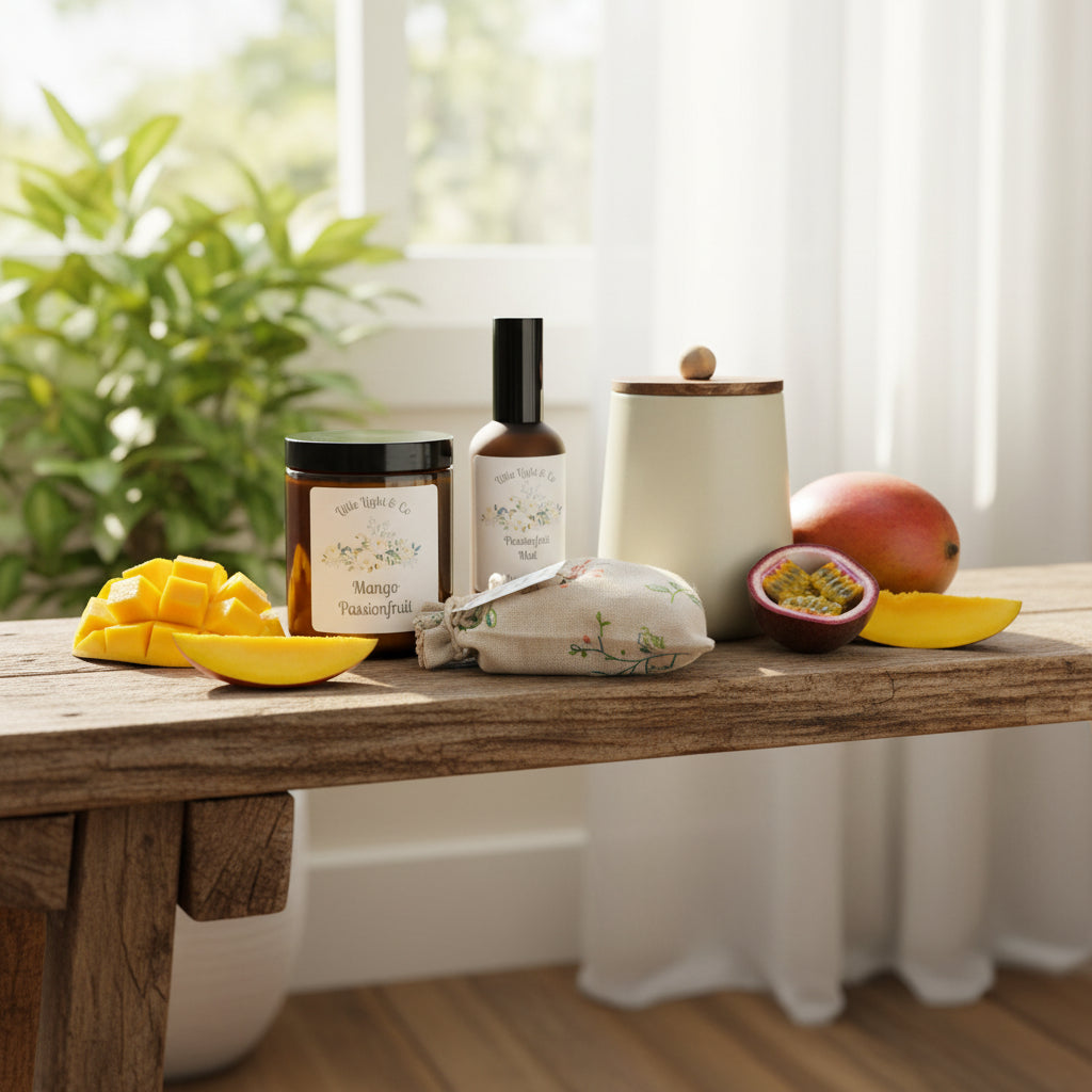 Amber Jar Gift Pack-Soy Candle & Home Fragrance Set