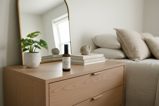 Amber bottle room spray littlelightco.com.au 