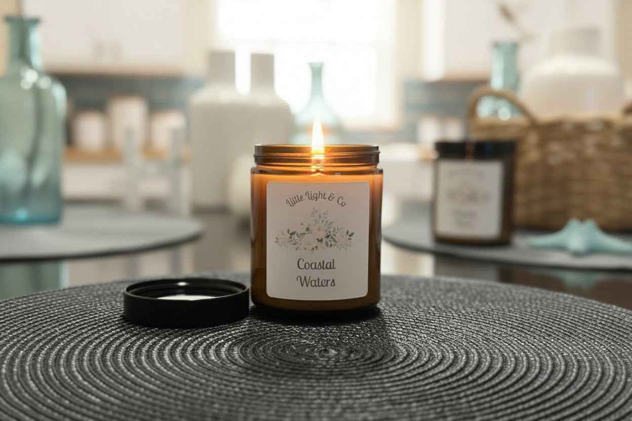 Coastal Waters Soy Candle little light  co