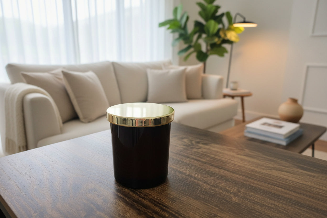 Golden Glow hand-poured Soy Candle - Little Light & Co