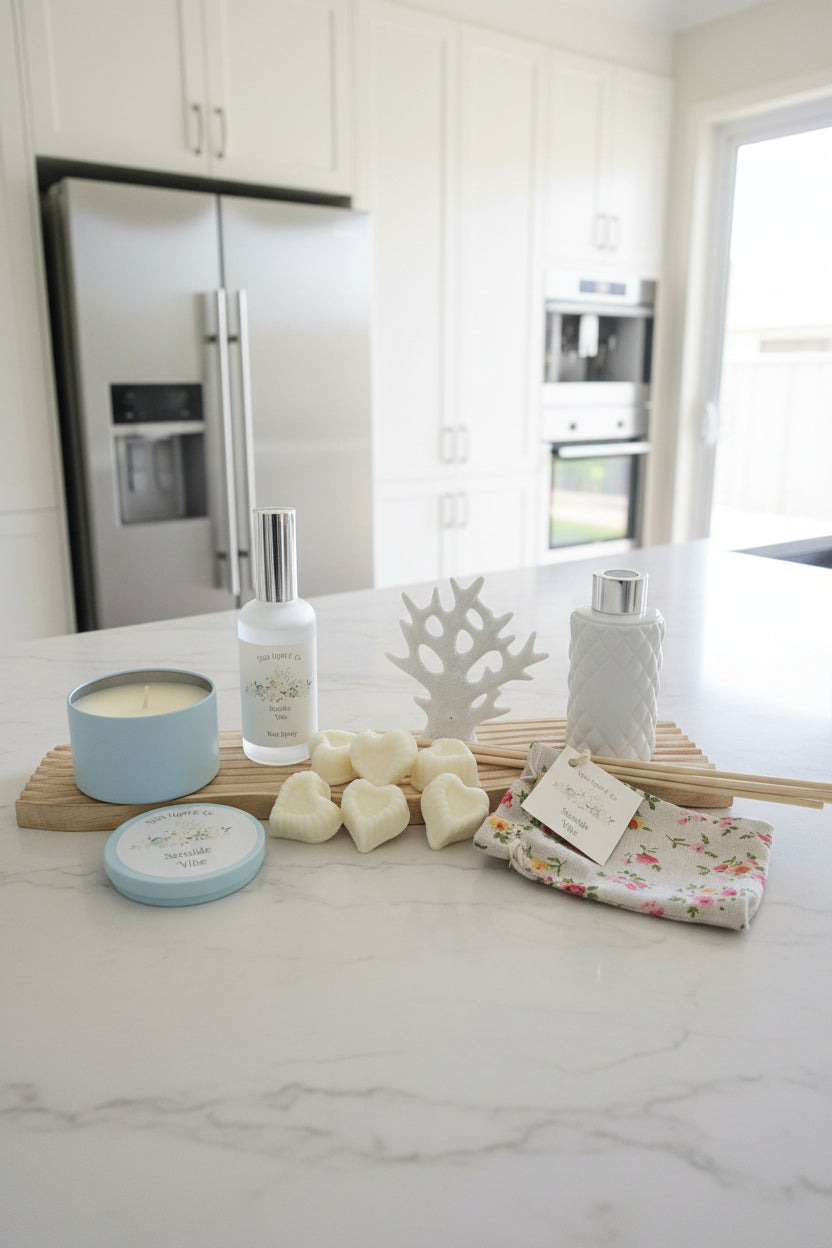 Seaside vibe home fragrance bundle little light & co