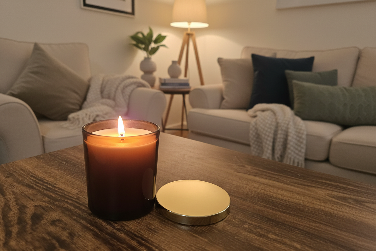 Golden Glow Soy Candle - Little Light & Co