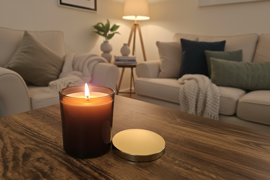 Golden Glow Soy Candle - Little Light & Co